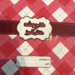 گل واژه  کارپوشه دانش آموز صورتی